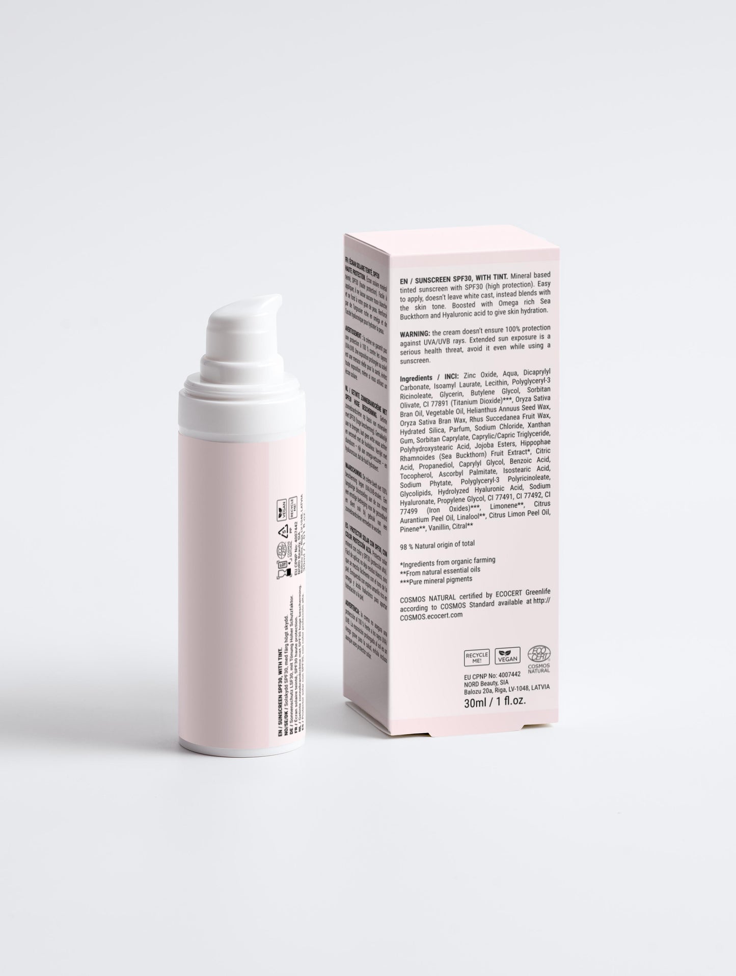 Blossom Sunscreen SPF30, with tint