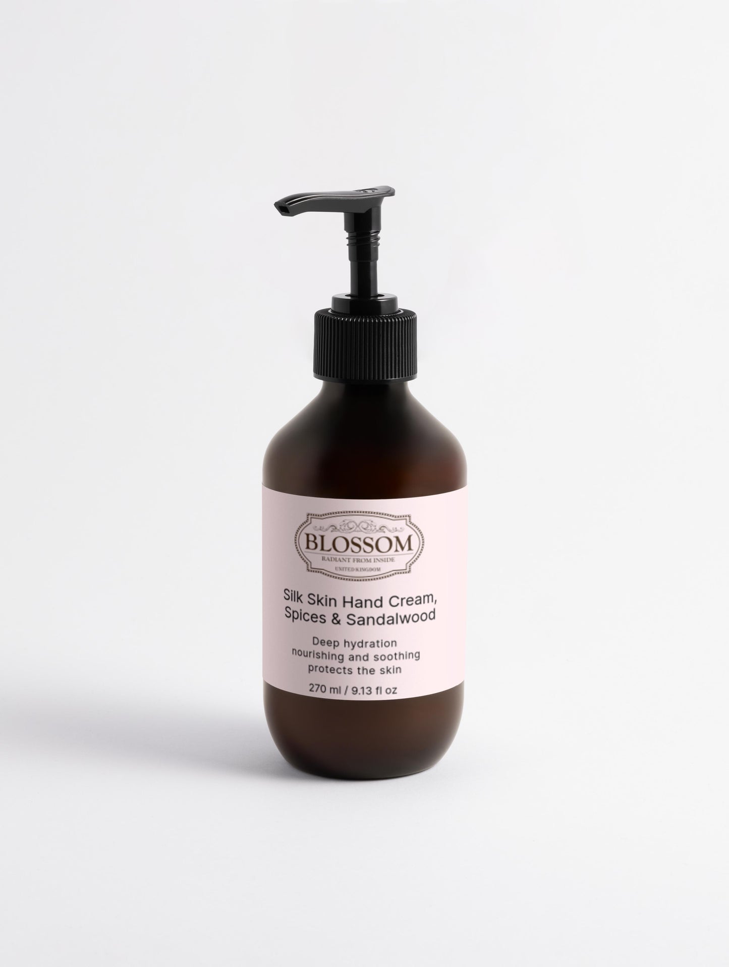 Blossom Silk Skin Handcreme, Gewürze & Sandelholz