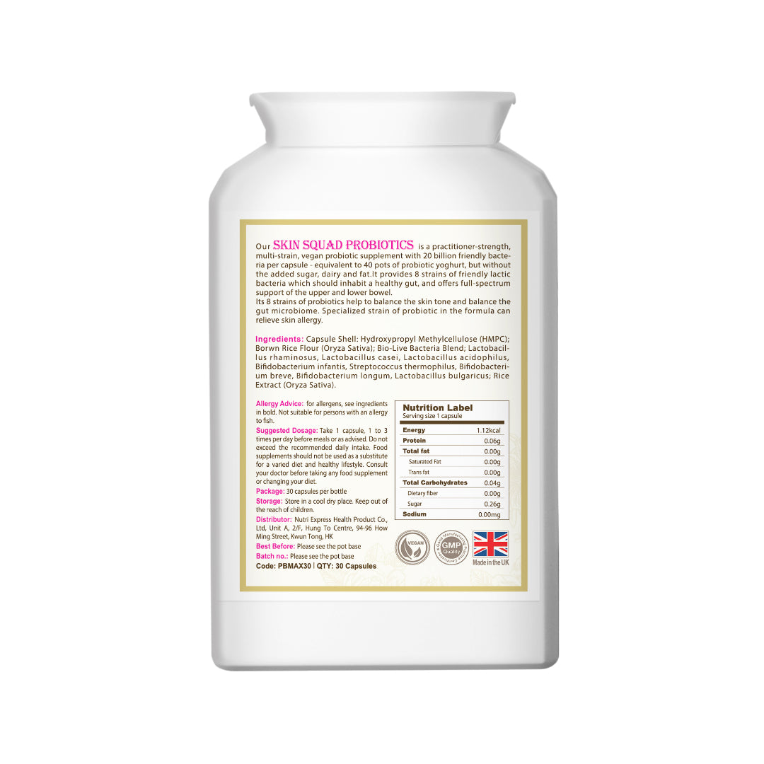Blossom Skin Squad Probiotics (30 capsules)