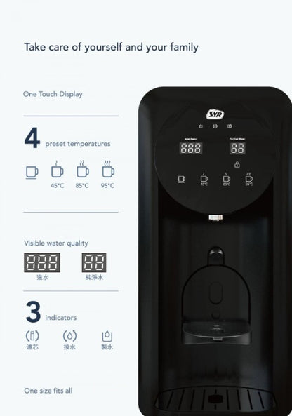 SYR C50-BK Instant Heating RO Water Dispenser | Originated from Germany