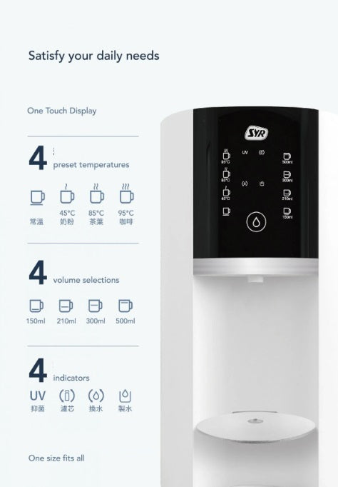 SYR T50-WH Instant Heating RO Water Dispenser | Originated from Germany