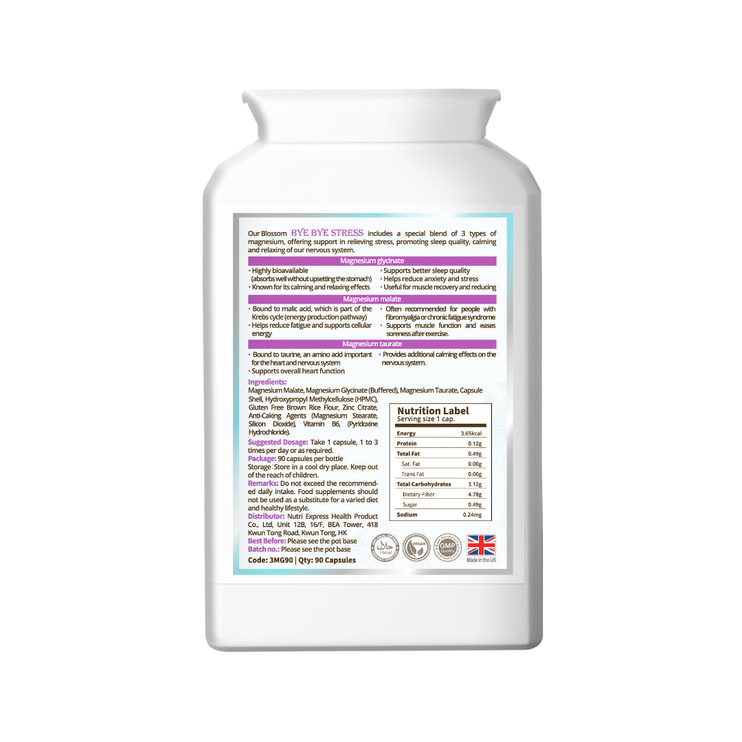 Blossom Bye Bye Stress (90 capsules)
