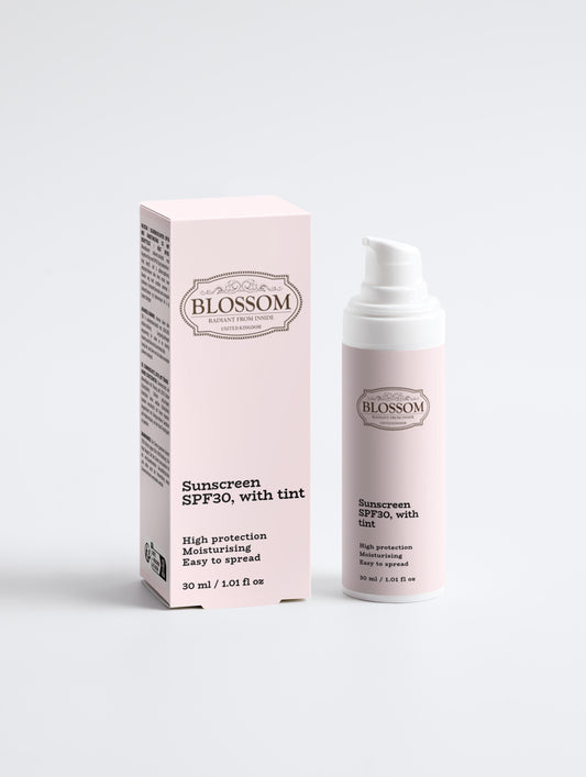 Blossom Sunscreen SPF30, with tint