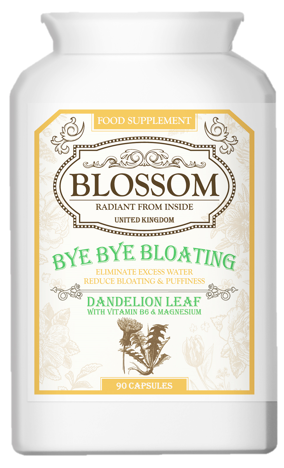 Blossom Bye Bye Bloating (90 capsules)